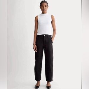 Everlane Women’s Barrel Pants – Size 00 – Black